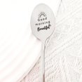 thumbnail image 3 of Valentines Day Birthday Gifts for Wife Girlfriend Coffee Tea Lovers Gift for BF Fiancee Good Morning Beautiful Spoon for Girlfriend Wife Anniversary Christmas Gift Dessert Spoons, 3 of 6