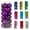 Purple, variant on Mecorevxz 30mm Xmas Tree Ball Bauble Hanging Home Party Tree Ornament Decorated Ball for Christmas Decor (Hot Pink)