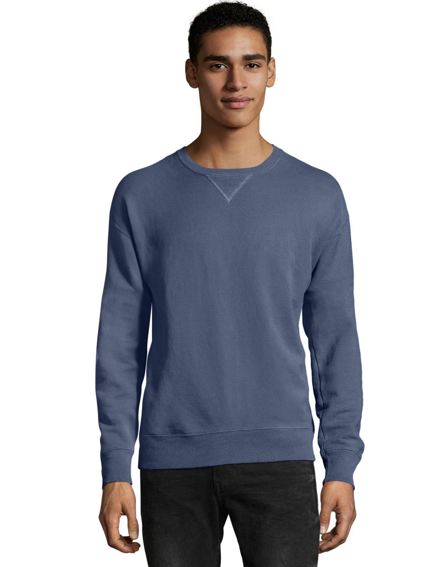 Hanes - Hanes Mens Big ComfortWash Garment Dyed Fleece Sweatshirt, 3XL ...