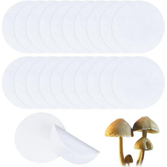 50Pcs Circular Quantitative Filter Paper Laboratory Filter Paper Funnel Filter Paper White 125x0.1mm