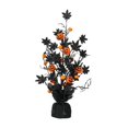 thumbnail image 3 of Adorno de mesa con forma de calabaza artificial y hojas de arce de 18 pulgadas para Halloween, accesorios de fiesta para patio, entrada, porche y, 3 of 8