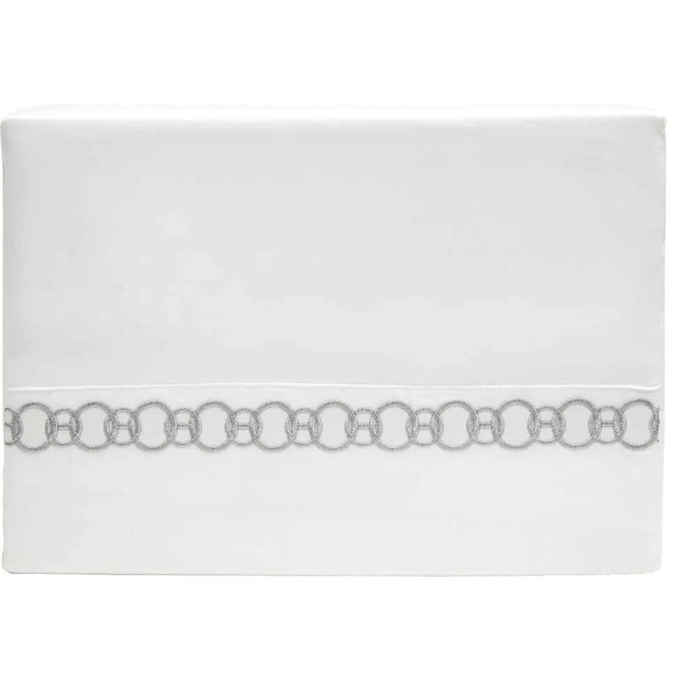 Parure de draps en coton égyptien 300 fils Johnson Home avec détails brodés