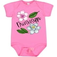 thumbnail image 3 of Inktastic Mississippi Magnolia Flowers and Leaves Boys or Girls Baby Bodysuit, 3 of 5