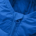 thumbnail image 6 of Puffer Jacket for Girls Boys Lightweight Hooded Down Coat with Pockets Solid Full Zip Up Outerwear Winter Clothes (12 Years, Blue), 6 of 7