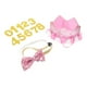 thumbnail image 3 of EeaseMX 1 juego de accesorios para fiesta de cumpleaños de perro, elegante pajarita, corona, sombrero, decoración, 3 of 7