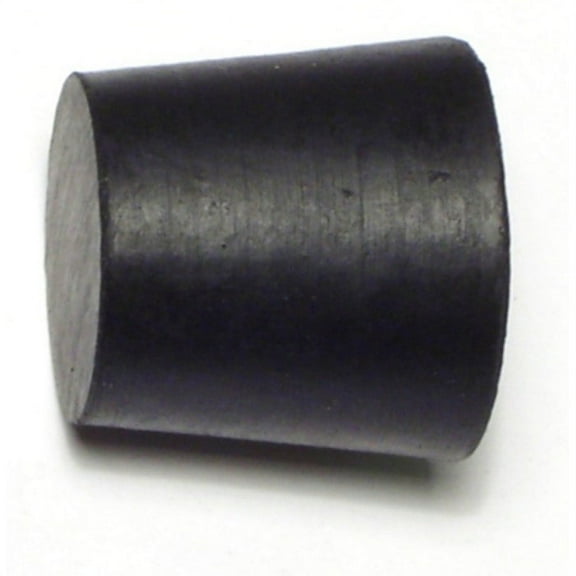 1" x 7/8" x 1" #5 Black Rubber Stoppers (6 pcs.)