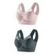 thumbnail image 1 of Conjunto de 2 sujetadores sin tirantes de encaje para mujer - Dobladillo lateral fino, ajustable, nailon/spandex, todas las estaciones, 1 of 3