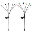 thumbnail image 2 of Gustave 2PCS 6 LED Solar Firefly Lights Outdoor Waterproof Stake Lights Garden Decorative Starburst Swaying Fairy Lights for Pathway Lawn Patio Landscape, 2 of 7