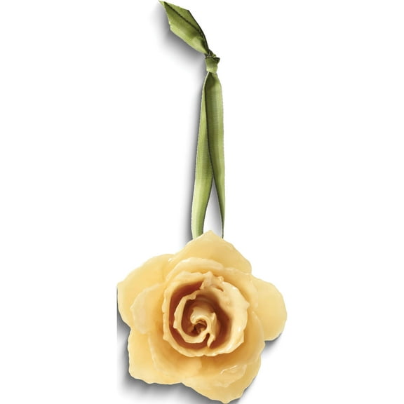 Fashion Lacquer Dipped Cream Decorative Rose (76 X 74) Made In Thailand gm3916