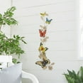 thumbnail image 2 of DecMode Multi Colored Metal Indoor Outdoor Butterfly Wall Decor, 2 of 9