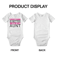 thumbnail image 3 of Everything is Better with Aunt Funny Baby Clothing Bodysuits Boy Girl Unisex, 3 of 5