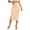 Beige, variant on WTOBBY Women's Fashion Wrap Hip Stripe Slit High Waist Stretch Skirt, Fitted Half Skirt with Side Slit for Elegant Style, Casual Boho Wear for Evening Outings,Beige L