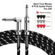 thumbnail image 2 of Cable para guitarra Heams Premium, 3 m 1/4 pulgadas, bajo eléctrico sin ruido, 2 of 7