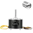 thumbnail image 1 of VEVOR Condenser Fan Motor 5KCP39BGS069S, 5KCP39BGY915S, 1/10 HP 208-230V, 1100RPM, OEM Standard Upgraded Replacement Condenser Motor Reversible Rotating, Explosion-proof CBB65 5μF/370V Capacitor, 1 of 9