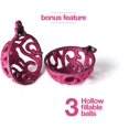 thumbnail image 3 of Fuchsia Christmas Ball Ornaments for Christams Decorations - 24 Pieces Xmas Tree Shatterproof Ornaments with Hanging Loop for Holiday and Party Decoration (Combo of 8 Ball and Shaped Styles), 3 of 8
