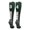 #04, variant on Player Id Number Socks Over the Calf Dark Green White (#66, Large)