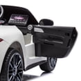 thumbnail image 4 of iRerts White 24V Mercedes Benz SL63 Powered Ride On Cars with Remote Control, 4 Wheels Electric Car for Kids with Bluetooth, Music, USB, LED Light, Ride on Toys for Kids 3-8 Ages Boys Girls Gifts, 4 of 9