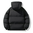 thumbnail image 4 of TIANZEN Men's Winter Hooded Warm Padded Jacket Petite Winter Coats for Men Mens Coats Jackets Winter, 4 of 6