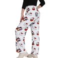 thumbnail image 6 of Womens Pyjamas Flannel Trousers, Anime Cartoon Casual Trousers Autumn Winter, Cozy, Warm, Loungewear, Sleepwear, Elastic Waist, 6 of 7