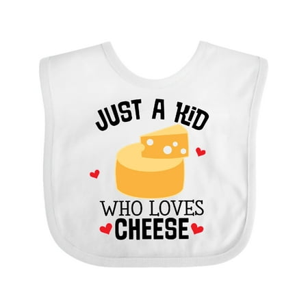 Inktastic Cheese Lover Kids Boys or Girls Baby Bib