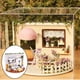 thumbnail image 4 of Casa de muñecas en miniatura romántica de bricolaje con juego Mini Sky Garden Lavender Story Room Cottage Model Puzzle Kit de construcción para niñas Sunnimix Casa de muñecas artesanales, 4 of 7