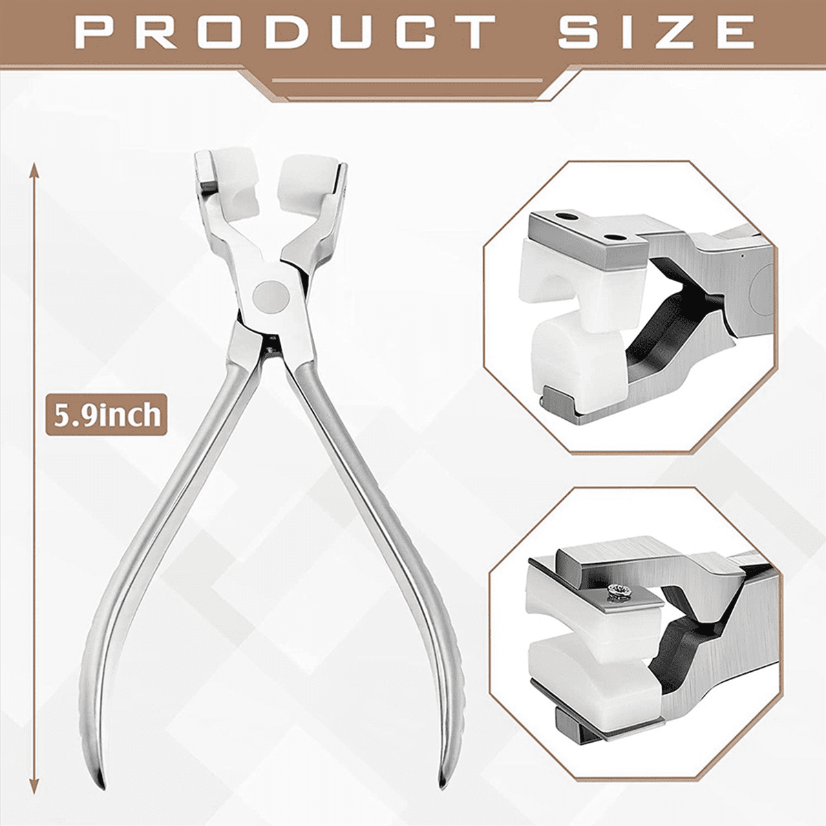 4 Pcs Ring Making Kit Chain Nose Pliers Bending and Wrapping Metal Tool Stainless Steel Ring Bender Ring Bending Tool