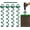 Green, variant on 12.2 Inch Spiral Ground Anchors Heavy Duty Screw in Spiral Stakes 4 Pack Folding Ring Ground Stakes for Securing Dogs,Tents, Trampolines, Canopies, Swing Sets,Green