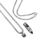 thumbnail image 2 of Urna con colgante de huella de pata de perro y gato para cenizas, joyería de cremación, collar de urna para cenizas de mascotas, 2 of 7