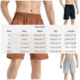 thumbnail image 3 of Big & Tall Men's Athletic Shorts 9" Inseam Quick Dry Performance Short Pants, Summer Above Knee Moisture Wicking Workout Shorts with Side Pockets for Training, 3 of 8