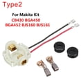 thumbnail image 1 of Carbon Brushes+ Holder+ Cap+ Covers For Cb430 Bhp460 Bhr200 Bga452 Type2 Mingyqi, 1 of 11