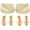Beige, variant on Skyfoot 3 Layers Adjustable Heel Wedge Inserts for Supination Pronation Correction, Adhesive Medial Lateral Heel Insoles for Bow Legs, Knee Pain