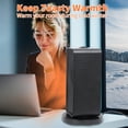 thumbnail image 4 of LELINT Portable Electric Space Heater 1200W Oscillating Ceramic Tower Space Heater, Room Heater with Tip-Over and Overheat Protection, Heat up 200 Square Feet in Seconds,for Office Home Desk Indoor, 4 of 8
