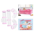 thumbnail image 6 of 8 Pieces Hamster Tubes Set Connected Tunnels External Pipes for Cage Accessories Pink, 6 of 10