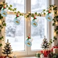 thumbnail image 7 of AOMXGD 2 Pack Mini Christmas Stocking Ornaments, Plastic Hanging Decor for Xmas Tree Mantel Holiday Party Decor, 2 Count, 7 of 7