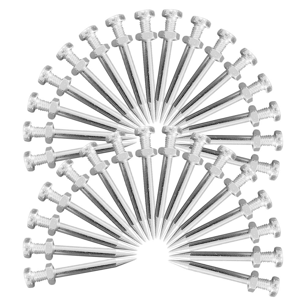 GAXIRE 40Pcs Metal Aerator Shoe Spikes for Garden Lawn Aeration Tools