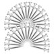 thumbnail image 4 of 40 clavos para aireador de césped, púas para zapatos, clavijas para aireador, estacas de metal para aireador., 4 of 7
