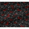 thumbnail image 4 of oneOone Cotton Jersey Black Fabric Halloween Sewing Craft Projects Fabric Printss By Yards 58 Inches Wide, 4 of 4