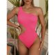 thumbnail image 1 of Riseado, bañador de un hombro para mujer, bañador Sexy de una pieza para mujer, novedad de 2023, Monokini texturizado, traje de baño para playa, trajes de baño Tan Jianjun  unisex, 1 of 2