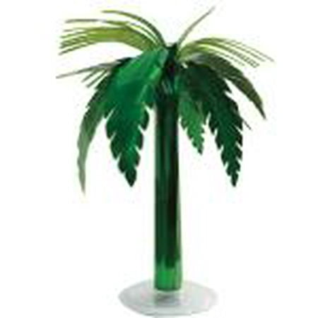Metallic Palm Tree Table Decor
