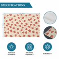 thumbnail image 6 of Maple Leaf Placemats Set of 12, Retro Fall Red Orange Beige Autumn Leaves Placemats for Dining Table, Place Mats for Kitchen Tabletop, Waterproof Wipeable Dining Table Mats Set, 6 of 9