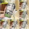 thumbnail image 5 of LYM-Phone Case For Samsung Galaxy A03 Euro/166mm, Anti-knock Durable Cartoon Ring Dirt-resistant Shockproof Fashion Design Anti-dust Phone Holder Cute Waterproof Kickstand Lanyard Panda, 5 of 9