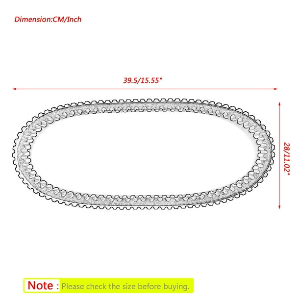 Drive Belt For Arctic Cat 0627-047 Snowmobile Jaguar Z1 TZ1