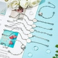 thumbnail image 6 of 28 pcs Bracelet Bezel Settings Including 14 pcs 304 Stainless Steel Bezel Bracelets Blank Tray Bangles 14 pcs 16mm Flat Round Clear Glass Cabochons DIY, 6 of 9