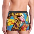 thumbnail image 5 of Daiia Colorful Giraffes with Drinks Men's Underwear Boxer Briefs, Cotton Stretch Moisture-Wicking Underwear-Large, 5 of 9