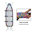 thumbnail image 5 of HELLHERO Geometric Patterns Iron Padding Covers for Fade - Proof 15x54 Inches Polyester Elastic Edge Non Stick, 5 of 6
