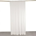 thumbnail image 2 of BalsaCircle 8x8 feet White Shaggy Fringe Polyester Backdrop Curtain Panel Party Events Home Decorations Supplies, 2 of 8