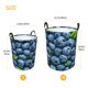 thumbnail image 3 of Balery Fresh Blueberries Cesta de ropa redonda con asas, impermeable, independiente, para ropa, juguetes, dormitorio y familia-Small, 3 of 6