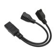 thumbnail image 3 of Cable De Enchufe De Alimentación Divisor IEC 10A 125-250V Cable De Enchufe De Alimentación Divisor Y Estable De 11 8 Pulgadas Para Monitores LCD, 3 of 8