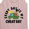 thumbnail image 3 of Hey Arnold! - Cheat Day - Women's Racerback Tank Top, 3 of 5