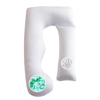 Pregnancy Pillows for Sleeping With Alternate Cover, Cooling For Pregnant Women to Sleep, Gel Memory Foam Side Sleeper Body Pillow, Maternity Pillow